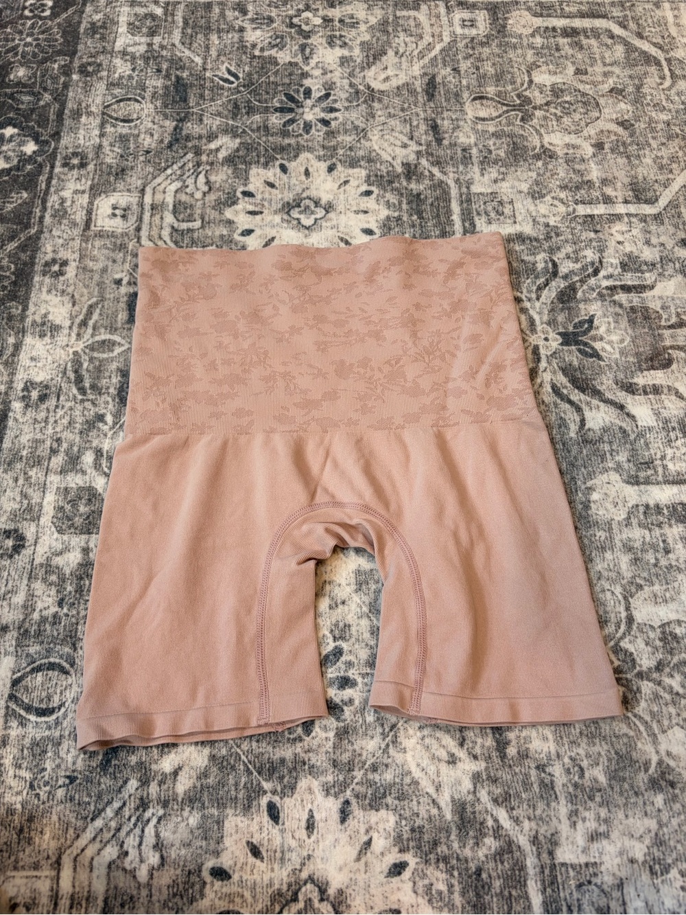 Jessica Simpson Dusty Rose High-Waist Shaping Shorts